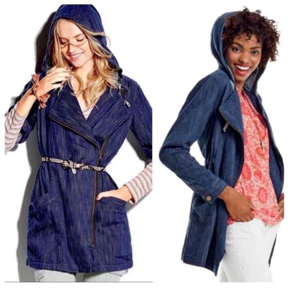 Cabi Blue Zip Up Anorak Jacket #5100 women’s size Small - Picture 11 of 12